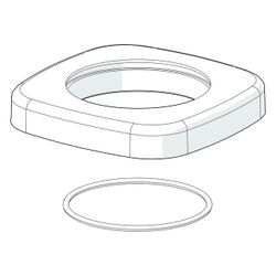Hansa Deckplatte 59914676 75x75mm Chrom... HANSA-59914676 4057304012686 (Abb. 1)