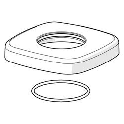 Hansa Deckplatte 59914678 75x75mm Chrom... HANSA-59914678 4057304013607 (Abb. 1)