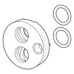 Hansa Blatt für Unterputz-Einbaukörper, 59914698... HANSA-59914698 4057304011856 (Abb. 1)