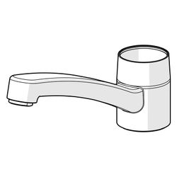 Hansa Auslauf 59914730 Länge 210mm Ausladung 210mm Chrom... HANSA-59914730 4057304013249 (Abb. 1)