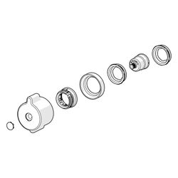 Hansa Temperatureinstellgriff, Chrom, 59914754... HANSA-59914754 4057304013614 (Abb. 1)