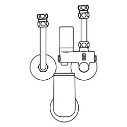 Hansa Regelventil für 1 oder 2 Rohrsysteme, 63202350... HANSA-63202350 4015474053519 (Abb. 1)