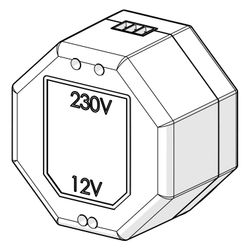 Hansa Transformator, 230/12VDC, 1A, 64990100... HANSA-64990100 4015474273320 (Abb. 1)