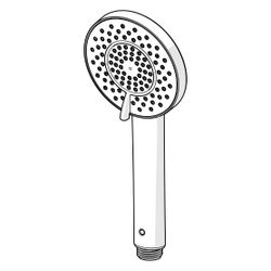 Hansa ClassicJet Handbrause 6532 3-strahlig Chrom... HANSA-65320100 4015474273481 (Abb. 1)