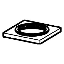 Hansa Living Rosette 6637 55x55mm Chrom... HANSA-66370000 4015474267916 (Abb. 1)