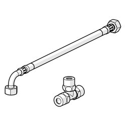 Hansa Minimat Anschlussrohr, Chrom, 66390200... HANSA-66390200 4015474277984 (Abb. 1)
