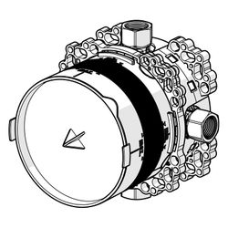 Hansa BlueBox Unterputz-Rohbauset Bade- und Brausearmatur, G 1/2", DN 15, 80000000... HANSA-80000000 4015474278042 (Abb. 1)