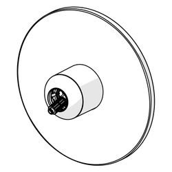 Hansa Fertigmontageset für einen Abgang, Wandmontage, Einhebelmischer, Rosette rund, ... HANSA-8261902081 4057304024511 (Abb. 1)