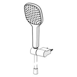 Hansa ActiveJet Style Handbrausegarnitur, 1-strahlig, Chrom, 84380213... HANSA-84380213 4057304005169 (Abb. 1)