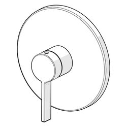 Hansa Loft Einhebelmischer Fertigmontageset für Brausebatterie 8773 Rosette rund Chrom... HANSA-87739003 4015474287167 (Abb. 1)