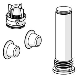 Hansa Rohrbelüfter, Rückflussverhinderer, 50-1000kPa, 80 Grad C, 88009000... HANSA-88009000 4057304024566 (Abb. 1)