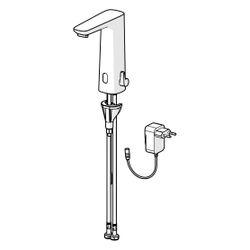 Hansa Electra Waschtischarmatur, Standmontage, berührungslos, Bluetooth, 230/9V, Chrom,... HANSA-93002009 4057304019500 (Abb. 1)