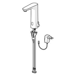 Hansa Electra Digital Waschtischarmatur, Standmontage, Sensor, Bluetooth, 230/9V, Heißw... HANSA-93702009 4057304019623 (Abb. 1)
