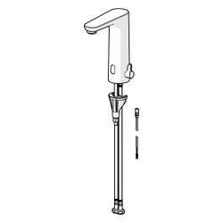 Hansa Electra Digital Waschtischarmatur, Standmontage, Sensor, berührungslos, 3V, Chrom... HANSA-93702219 4057304019579 (Abb. 1)