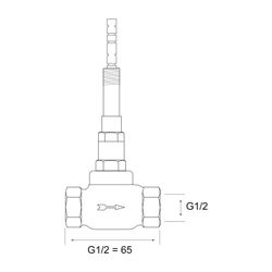 Hansa Oberteil 0220 G1/2 DN15... HANSA-02200100 4015474598287 (Abb. 1)