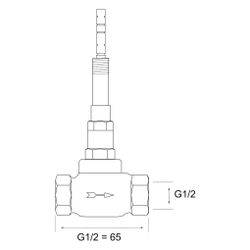 Hansa Oberteil G 1/2", DN 15, 02200100... HANSA-02200100 4015474598287 (Abb. 1)