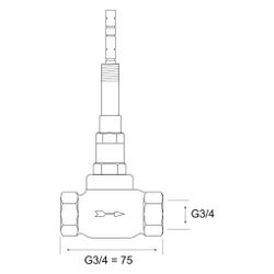 Hansa Oberteil G 3/4", DN 20, 02210100... HANSA-02210100 4015474598294 (Abb. 1)