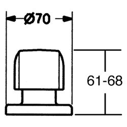 Hansa Prisma Fertigmontageset, Chrom, 02289134... HANSA-02289134 4015474054905 (Abb. 1)