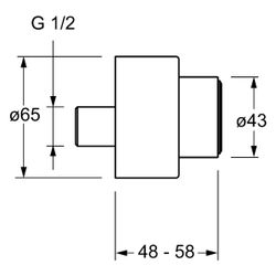 Hansa Rosetten 0272, Chrom, 02720200... HANSA-02720200 4015474267398 (Abb. 1)