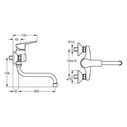 Hansa Twist Einhebel-Küchenarmatur, Ausladung 232mm, DN 15, Chrom, 09692193... HANSA-09692193 4015474269644 (Abb. 1)