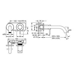 Hansa Public Einhebelmischer Fertigmontageset für Waschtischbatterie 5794 Rosette rund ... HANSA-57942171 4015474179233 (Abb. 1)