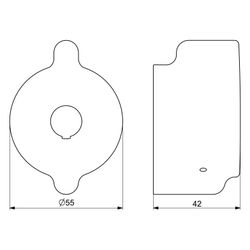 Hansa Clinica Griff für Desinfection, 59914169... HANSA-59914169 4057304012563 (Abb. 1)