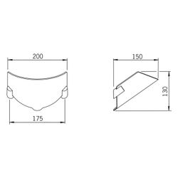 Hansa Seifenschale Breite 200mm, 59914276... HANSA-59914276 4057304000614 (Abb. 1)