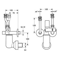 Hansa Regelventil für 1 oder 2 Rohrsysteme, 63202350... HANSA-63202350 4015474053519 (Abb. 1)