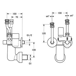 Hansa Regelventil für 1 oder 2 Rohrsysteme, 63302350... HANSA-63302350 4015474053618 (Abb. 1)