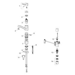 Hansa Care Einhebel-Küchenarmatur, 3V, Bluetooth, Ausladung 214mm, Chrom, 46132209... HANSA-46132209 4057304019654 (Abb. 1)