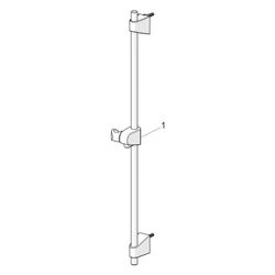 Hansa BasicJet Wandstangengarnitur, 3-strahlig, Matt-Schwarz, 4467013333... HANSA-4467013333 4057304015694 (Abb. 1)