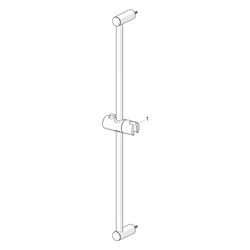 Hansa Basic Wandstangengarnitur, 3-strahlig, DN 15, Chrom, 55780133... HANSA-55780133 4057304019135 (Abb. 1)