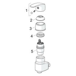 Hansa Pinto Einhebel-Brausebatterie, 45cc, DN 15, Chrom, 45692183... HANSA-45692183 4057304009228 (Abb. 1)