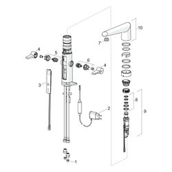 Hansa Fit Küchenarmatur, 230/5V, Ausladung 193mm, DN 15, Chrom, 65232213... HANSA-65232213 4015474273443 (Abb. 1)