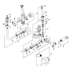 Hansa Regelventil für 1 oder 2 Rohrsysteme, 63202350... HANSA-63202350 4015474053519 (Abb. 1)