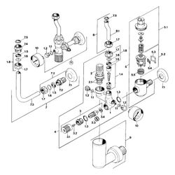 Hansa Regelventil für 1 oder 2 Rohrsysteme, 63302350... HANSA-63302350 4015474053618 (Abb. 1)