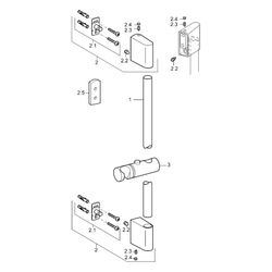 Hansa Wandstange 0455 Chrom... HANSA-04550200 4015474143845 (Abb. 1)