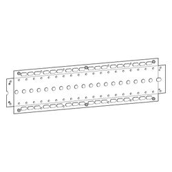 Hansa Matrix Montageplatte, gerade, 44050000... HANSA-44050000 4015474204003 (Abb. 1)