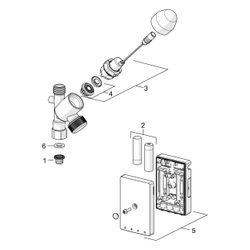 Hansa Designo Einhebelmischer Küchenarmatur mit Spülmaschinenventil Style 5137 3V Ausla... HANSA-51372283 4057304007101 (Abb. 1)