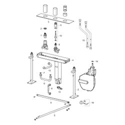 Hansa Compact Unterputz-Rohbauset Bade- und Brausearmatur, Rosette soft edge, DN 20, Ch... HANSA-53010300 4057304007194 (Abb. 1)