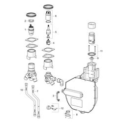 Hansa Unterputz-Rohbauset Bade- und Brausearmatur, DN 20, 53030300... HANSA-53030300 4057304007200 (Abb. 1)