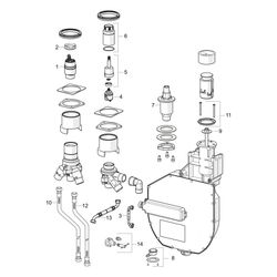 Hansa Unterputz-Rohbauset Bade- und Brausearmatur 4.0, Kartusche, DN 20, 53040300... HANSA-53040300 4057304007170 (Abb. 1)