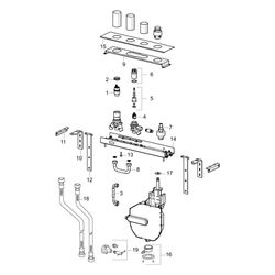 Hansa Compact Unterputz-Rohbauset Bade- und Brausearmatur 4.0 Kartusche, DN 20, 5308030... HANSA-53080300 4057304007187 (Abb. 1)