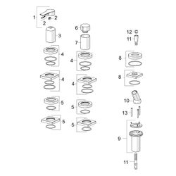 Hansa Ligna Einhebelmischer Fertigmontageset für Wanne/Brause 0643 1-strahlig 72mm Chro... HANSA-06439473 4057304014604 (Abb. 1)