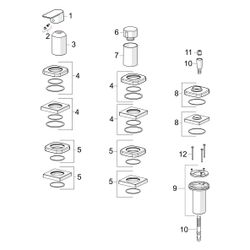 Hansa Stela Einhebel-Fertigmontageset für Wanne/Brause, Rosette eckig, Chrom, 57319473... HANSA-57319473 4057304015335 (Abb. 1)
