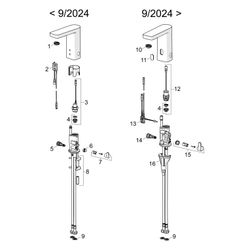 Hansa Stela Waschtischbatterie, 9/12V, Bluetooth, Chrom, 57122279... HANSA-57122279 4057304015526 (Abb. 1)