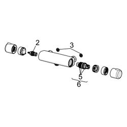 Hansa Micra Brausebatterie, DN 15, Matt-Schwarz, 5815017133... HANSA-5815017133 4057304015724 (Abb. 1)