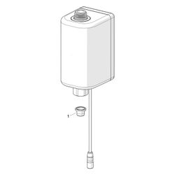 Hansa Electra Triebwerk, 11,4l/min, G 3/8", Verbundwerkstoff, Anthrazitgrau, 64520009... HANSA-6452000918 4057304016981 (Abb. 1)