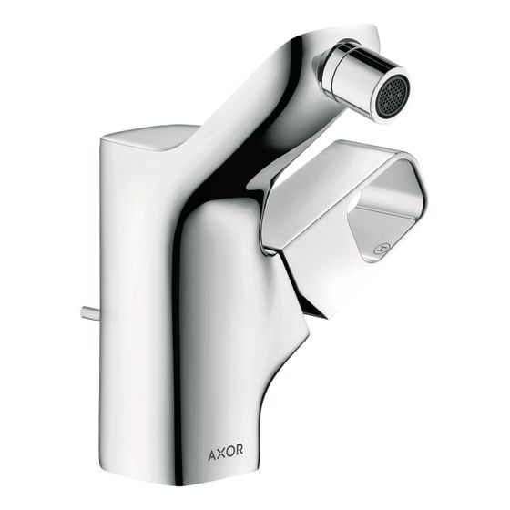 Hansgrohe AXOR Urquiola Einhebel-Bidetmischer, 7,2l/min, Zugstangen-Ablaufgarnitur, Brushed Gold Optic