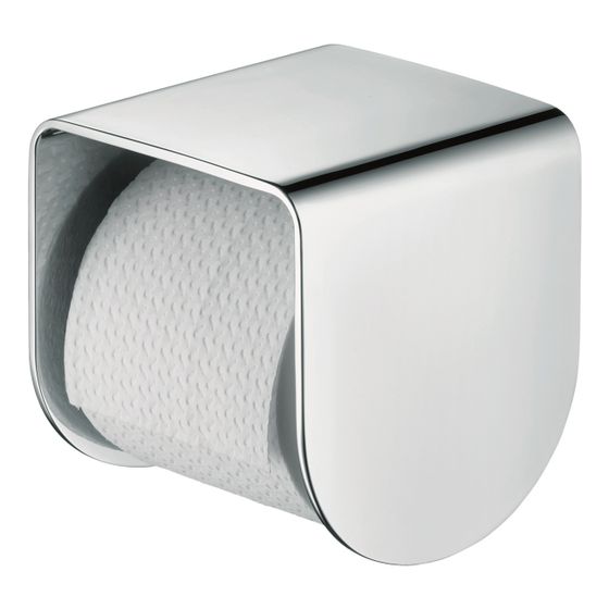 Hansgrohe AXOR Universal Softsquare Toilettenpapierhalter, Ablage, 135x136mm, Messing, Brushed Brass